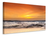 Canvas print Lake With Sunset