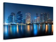 Canvas print Skyline Bangkok By Night