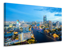 Load image into Gallery viewer, Canvas print Skyline Bangkok At Dusk
