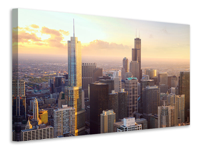 Canvas print Skyline Chicago