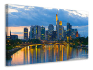 Canvas print Skyline Frankfurt
