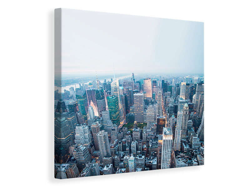 Canvas print Skyline Manhattan At Dusk
