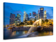 Canvas print Skyline Singapore Into A Sea Of Lights