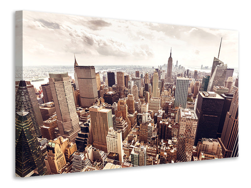 Canvas print Skyline Over The Roofs Of Manhattan