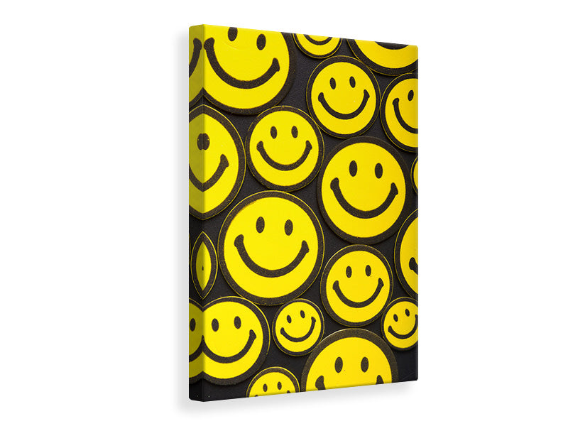 Canvas print Smileys