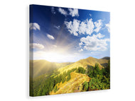 Canvas print Sunrise In The Mountains