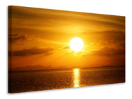 Canvas print Sunset Lake