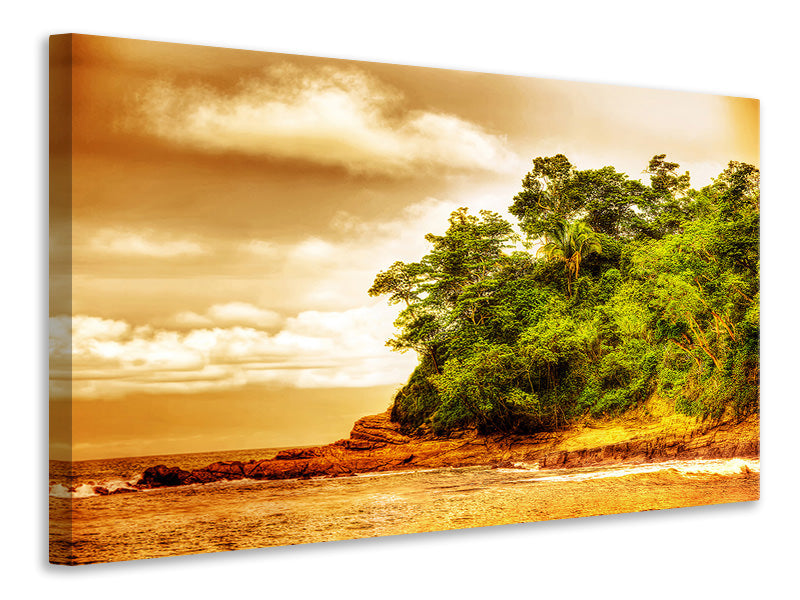 Canvas print Sunset At The End Of The Forest