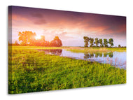 Canvas print Sunset On Lake