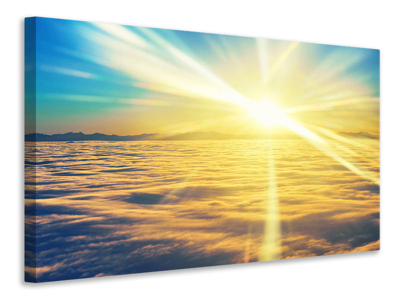 Canvas print Sunset Above The Clouds