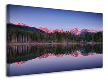 Load image into Gallery viewer, Canvas print Sprague Lake Rocky Mountains
