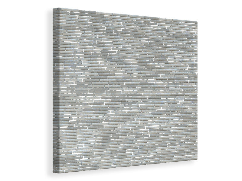 Canvas print Stone Wall In Gray