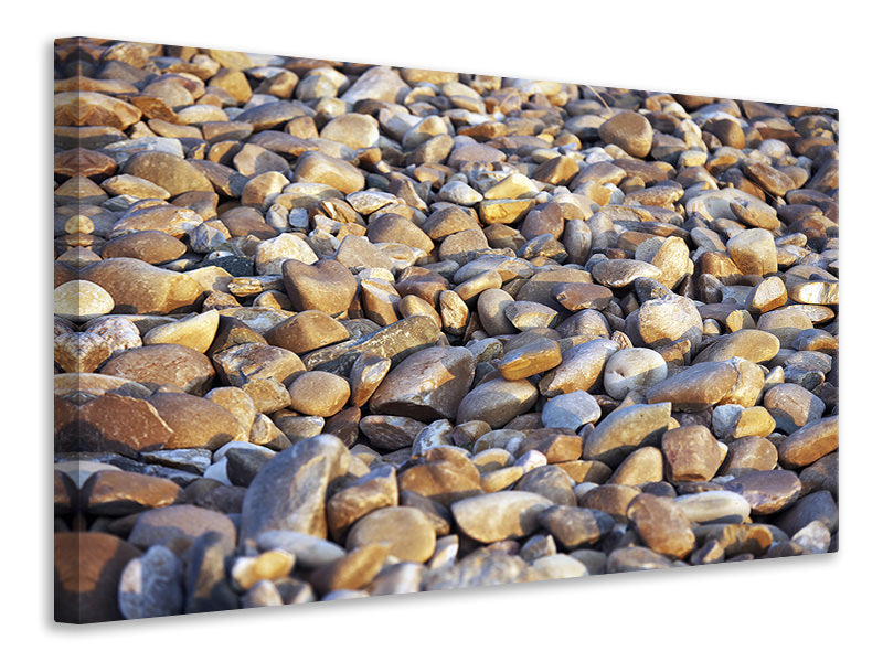 Canvas print Beach Stones