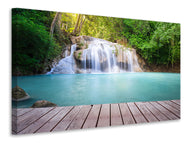 Canvas print Terrace At The Waterfall