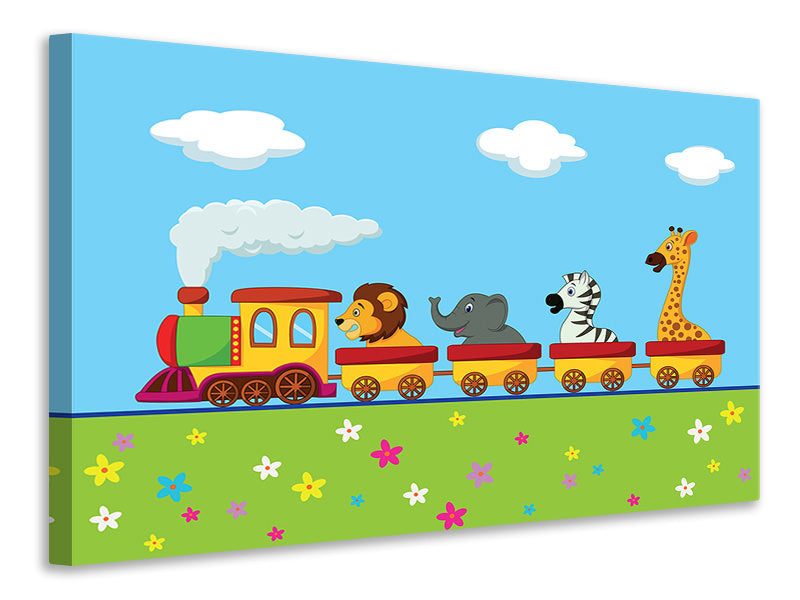 Canvas print Animal Train