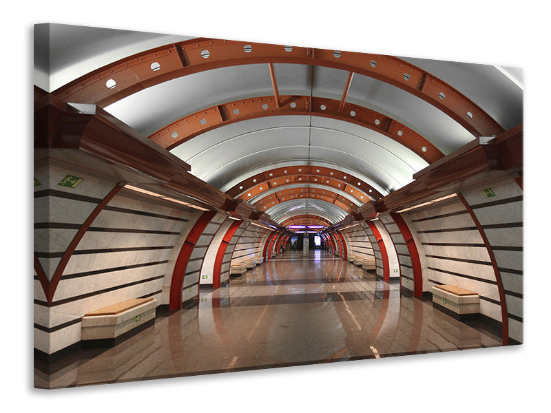 Canvas print Metro Station