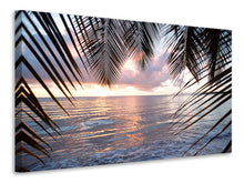 Load image into Gallery viewer, Canvas print Under Palm Leaves

