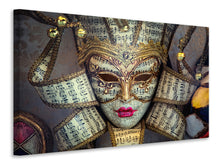 Load image into Gallery viewer, Canvas print Venetian Mask

