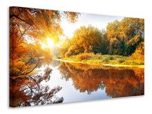 Load image into Gallery viewer, Canvas print Forest Reflection In Water

