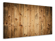 Canvas print Walnut Wood
