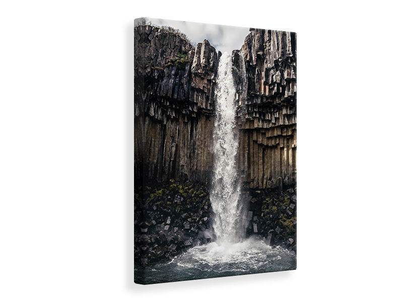 Canvas print Waterfall Iceland
