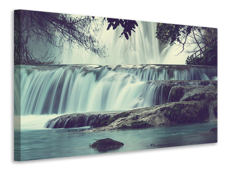 Canvas print Waterfall Mexico