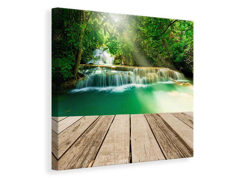 Canvas print Waterfall Thailand