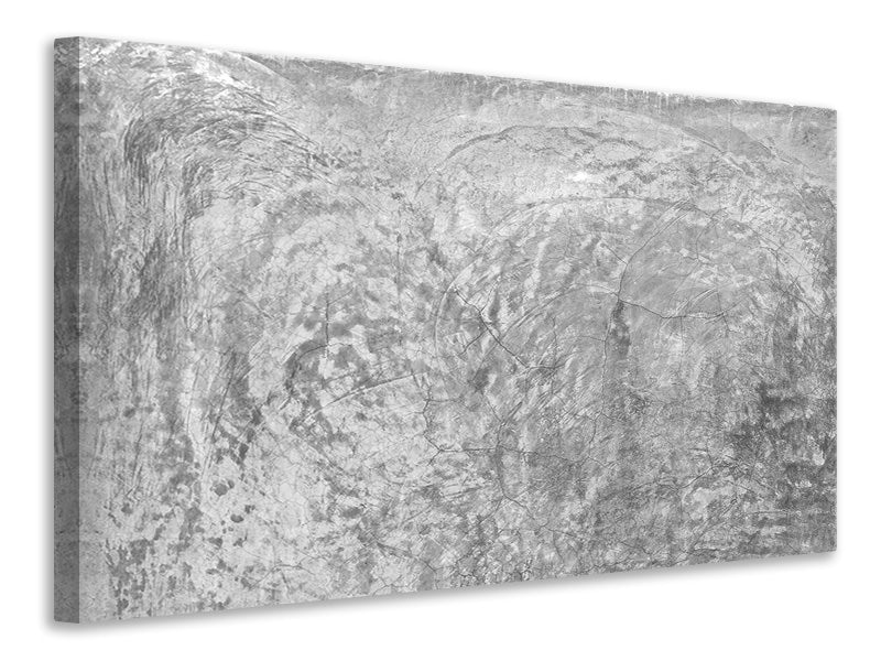 Canvas print Wipe Technique In Gray