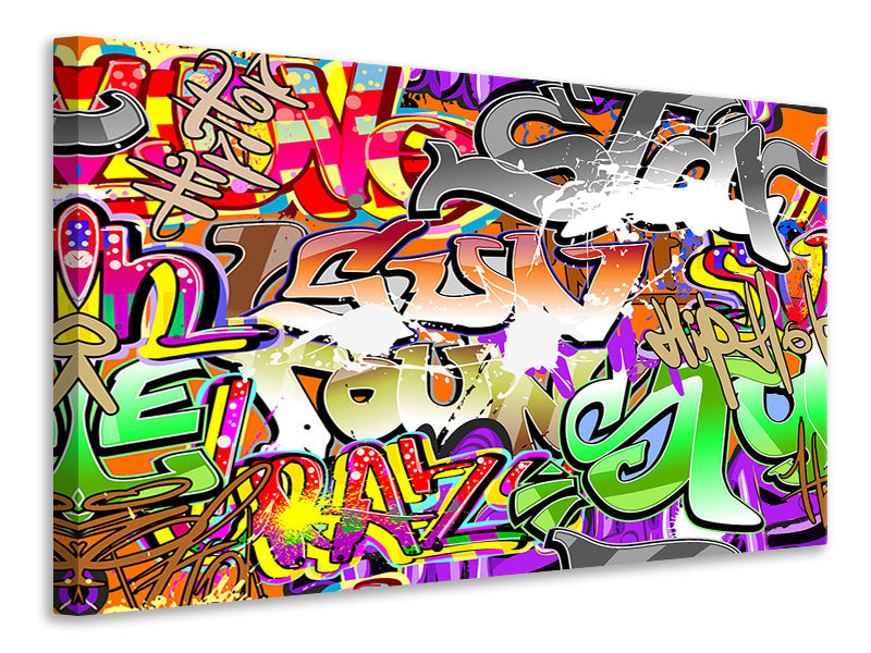 Canvas print Writings