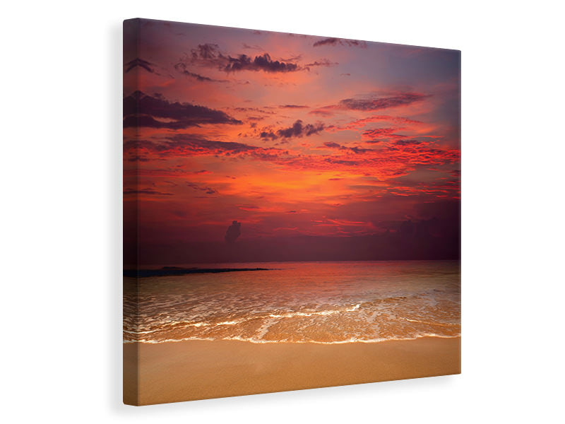 Canvas print Line On The Sand