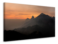 Canvas print Evening mood in the mountains