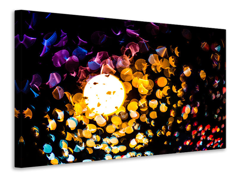 Canvas print Abstract play of light in color