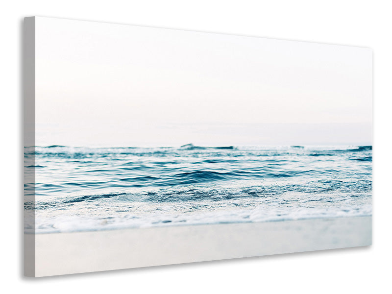 Canvas print Alone on the beach