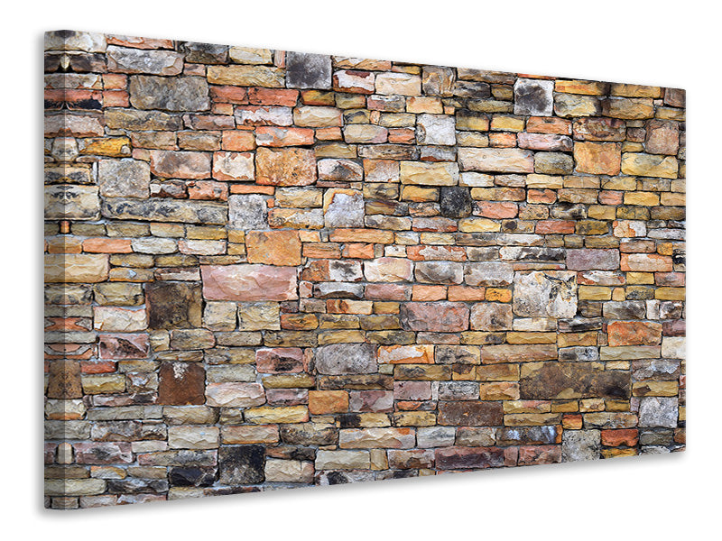 Canvas print Old stone wall