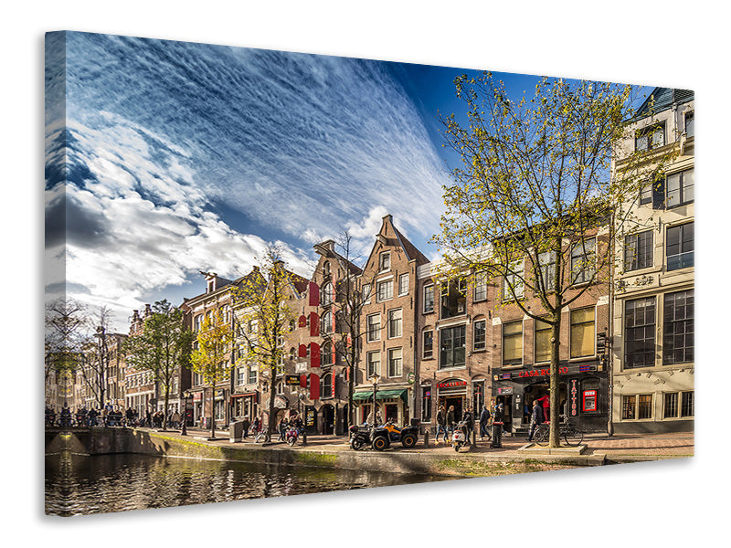 Canvas print At the canal