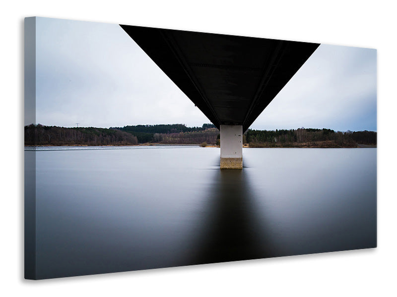 Canvas print At the long bridge