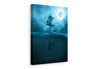 Canvas print Fishing from the lighthouse