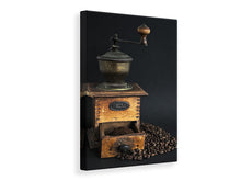 Load image into Gallery viewer, Canvas print Antique coffee grinder
