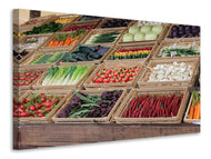 Canvas print At the vegetable market