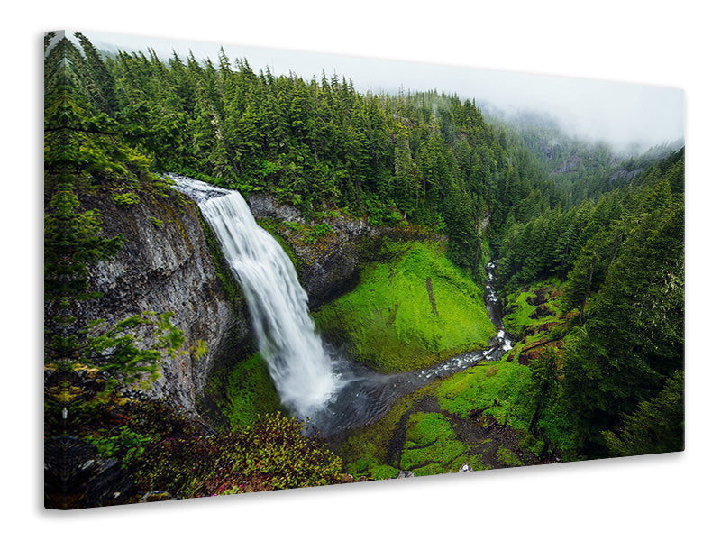 Canvas print View waterfall