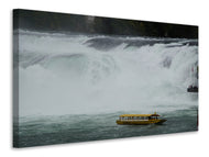 Canvas print Observation platform at the waterfall