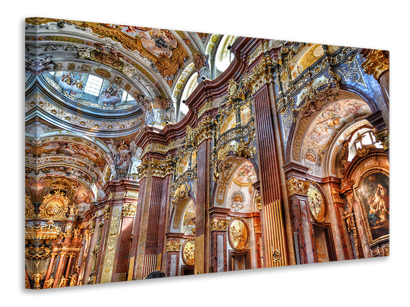 Canvas print Baroque church
