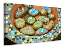 Load image into Gallery viewer, Canvas print Painted stones
