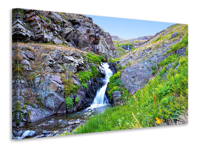 Canvas print mountain river