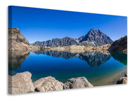 Canvas print Calming mountain lake