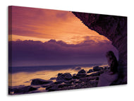 Canvas print Blue hour at the cliffs