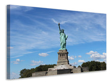 Load image into Gallery viewer, Canvas print View of the Statue of Liberty

