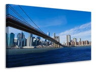 Canvas print Brooklyn Bridge in sunshine