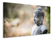 Load image into Gallery viewer, Canvas print Buddha made of stone
