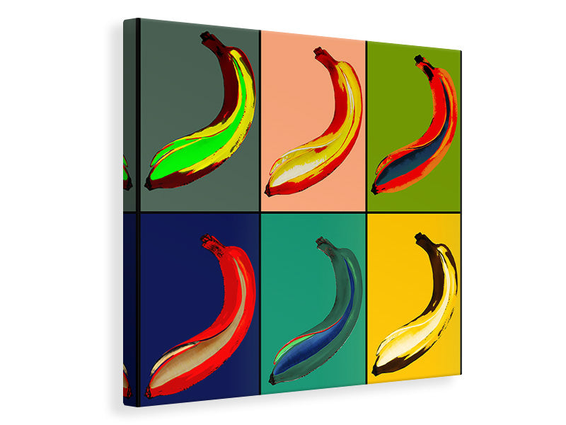 Canvas print Colorful bananas